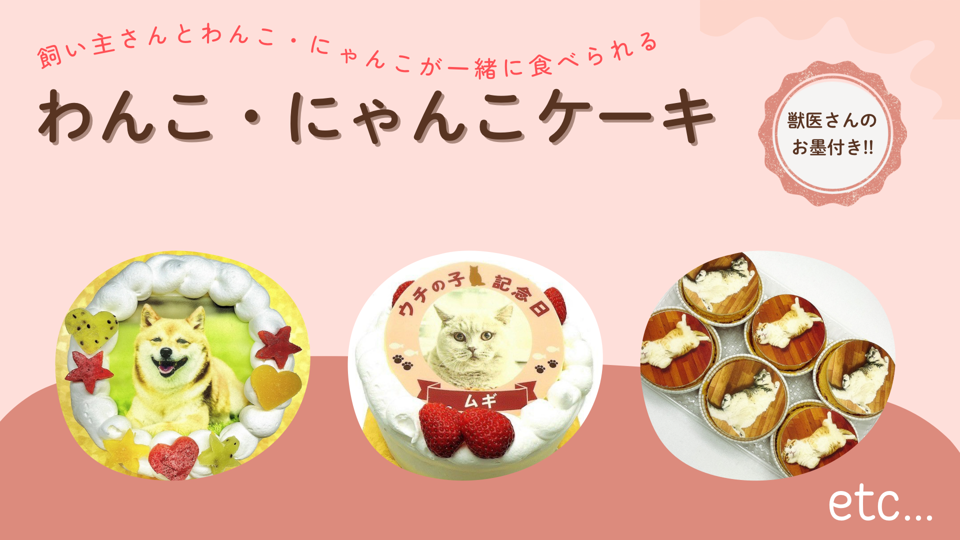 菓の香のペットケーキ